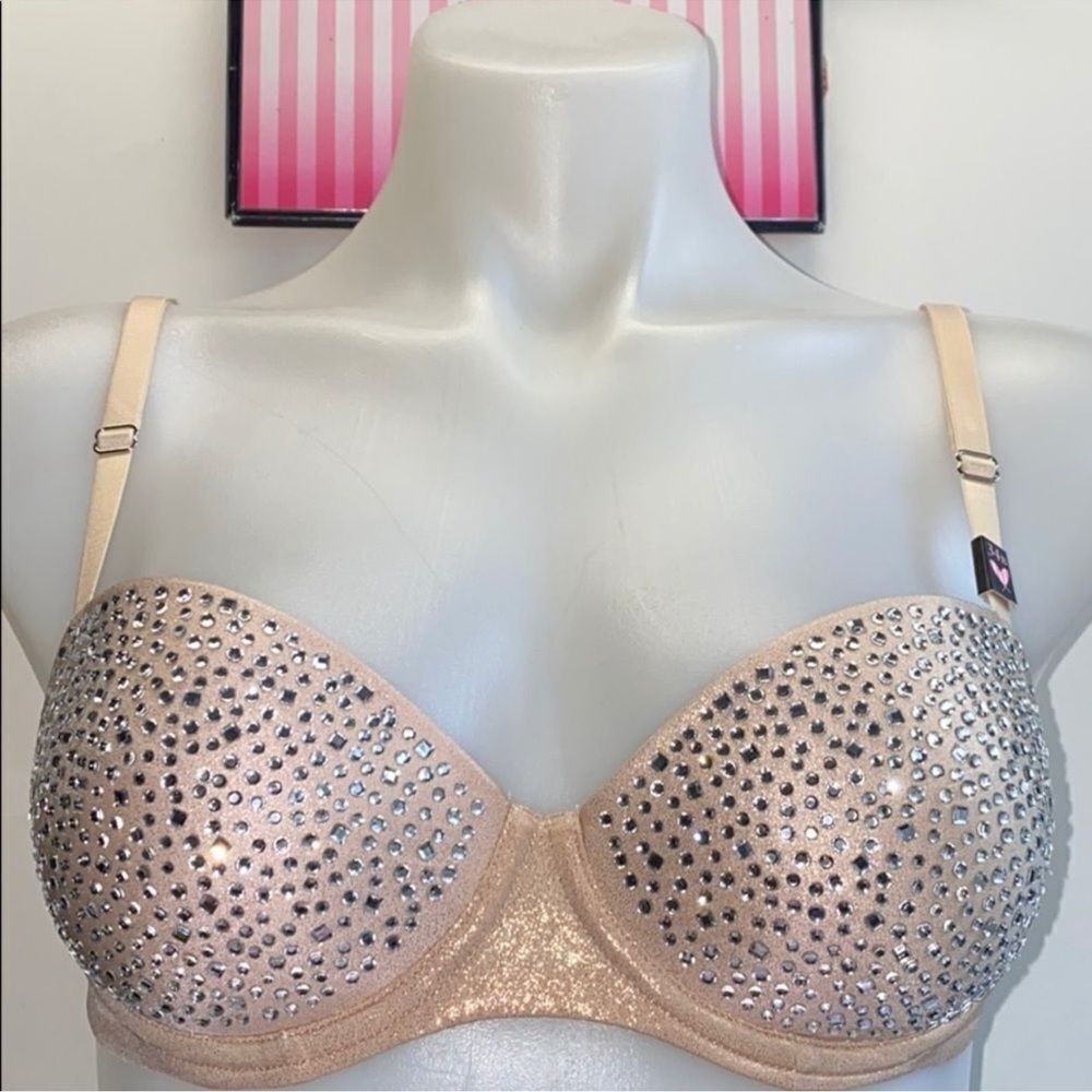 Victoria's Secret Tan Bra With Molded Cups And Underwire
